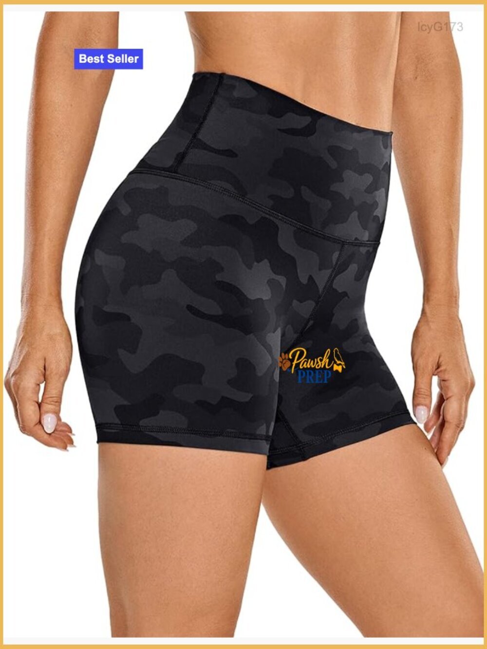 High Waist Biker Shorts 4" Yoga Workout Running Gym Spandex Active